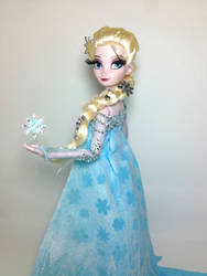 Frozen Forever Snow Queen Elsa OOAK Doll.