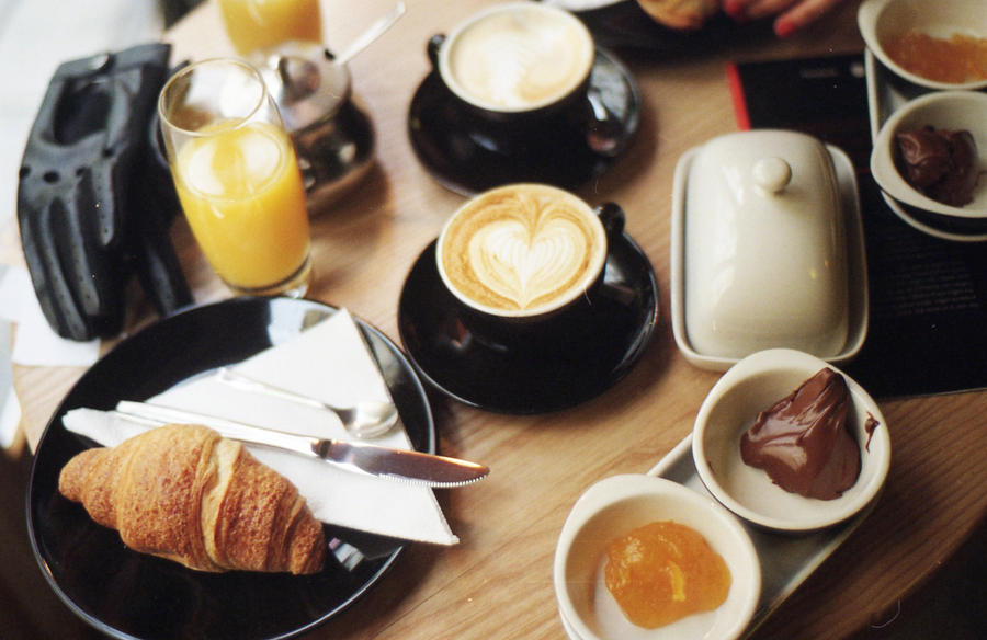 Pozdni snidane v Caffe Mitte