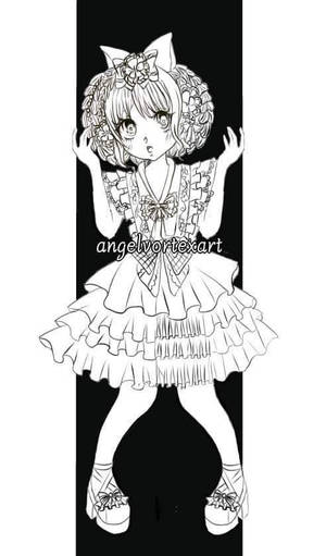 black and white lolita 