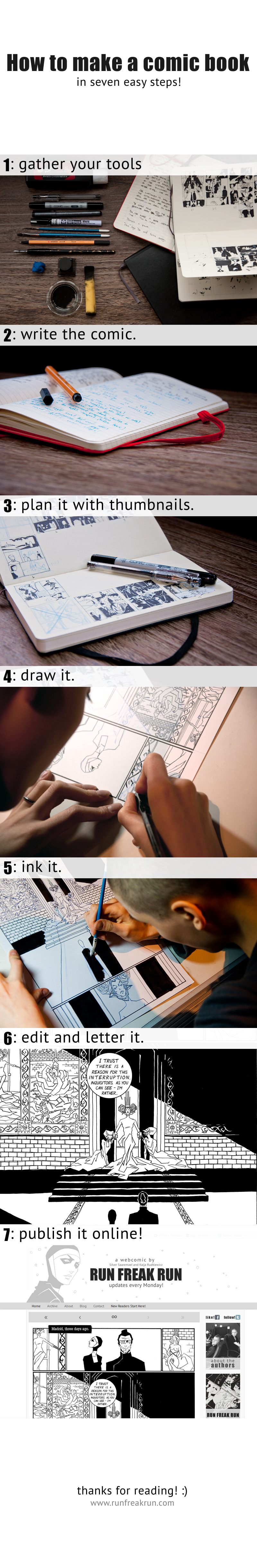 How to make a comic book