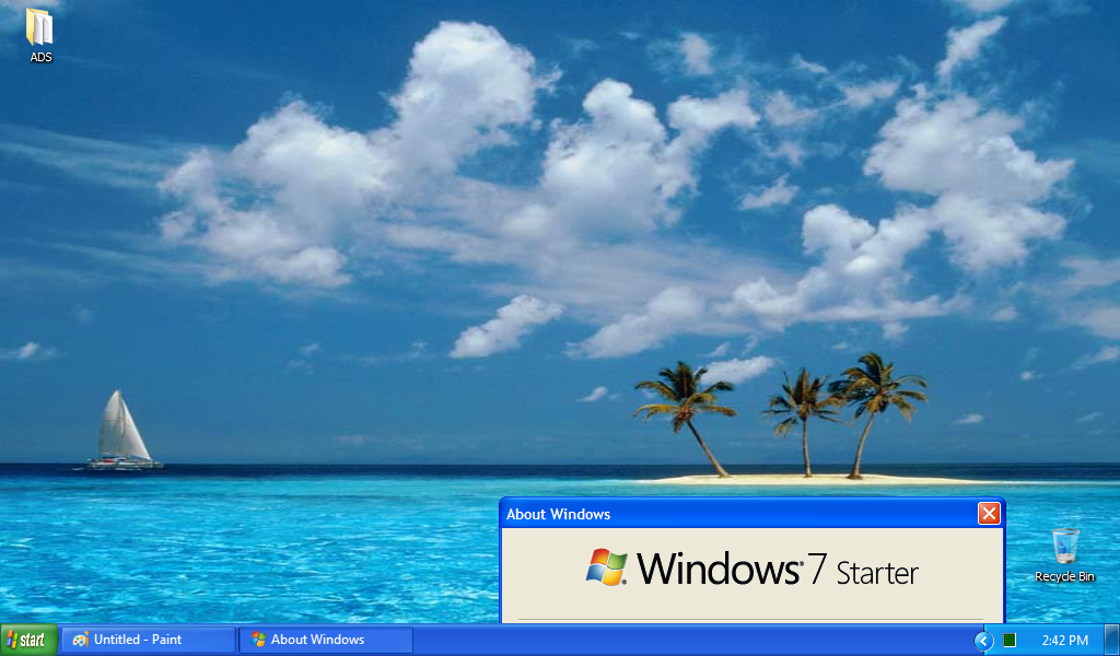 Изменить рабочий стол windows 7 стартер Изменить рабочий стол windows 7 стартер
