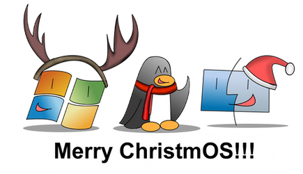 Merry ChristmOS!!! by WindyThePlaneh