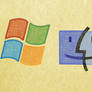 Windows and Finder logo(crayon challenge)