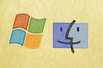 Windows and Finder logo(crayon challenge)