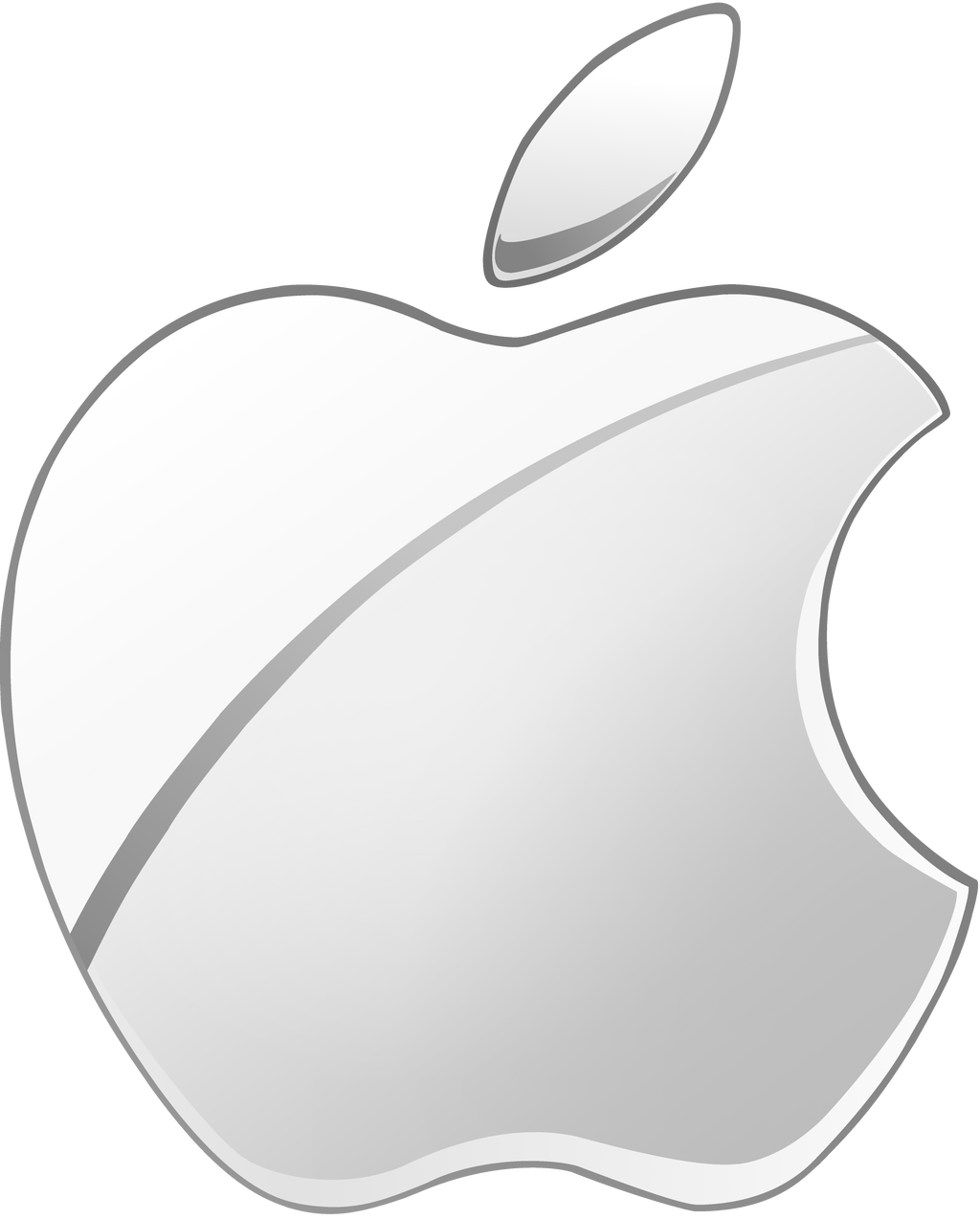 late gift)Silver Apple logo vector(2) by WindyThePlaneh on DeviantArt