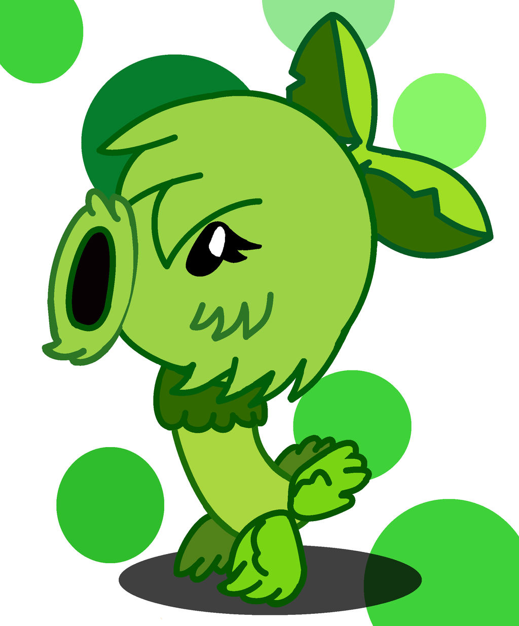 Female Primal Peashooter By Windytheplaneh On Deviantart