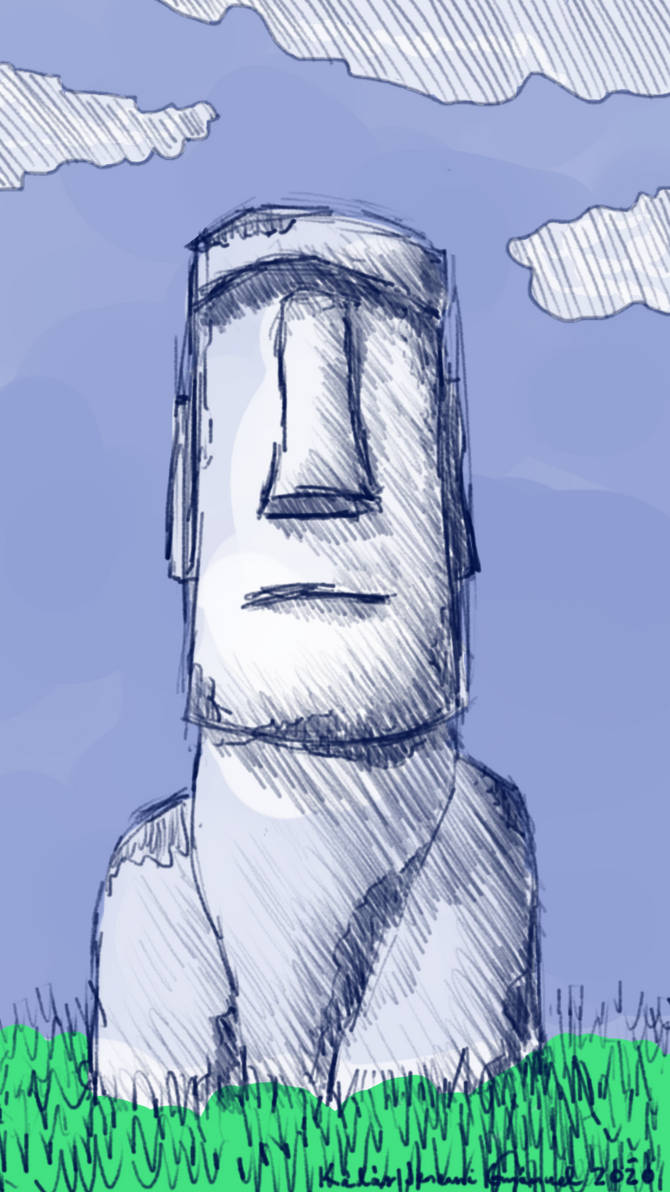 Moai Statue By Atanii On DeviantArt moai-statue-by-atanii-on-deviantart