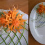 Carrot Pinwheel Flower Chai bl