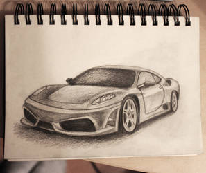 Ferrari Scuderia A5 Sketch