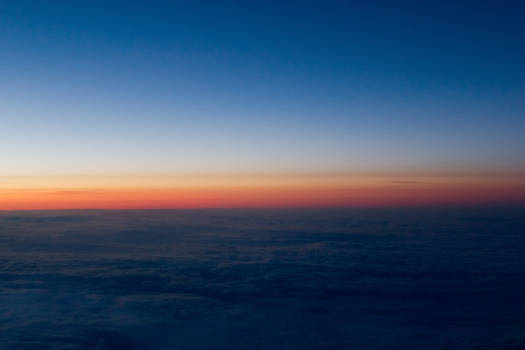 Above the Clouds - Sunset over Siberia