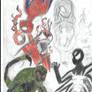 ultimate spiderman clone saga  sketches