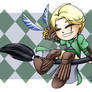 Chibi Quidditch Draco Malfoy