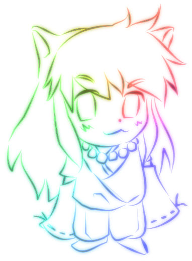 inu rainbow chibi