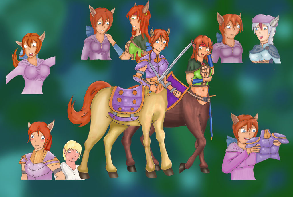 Commission: The Centaur's Curse by Kathalia on DeviantArt 