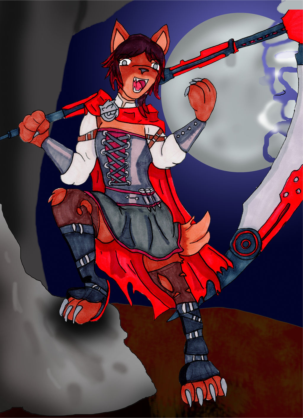 Ruby Tf Wild Huntress - Ruby Rose Wolf TF by Kathalia on DeviantArt