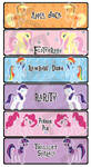 MLP FiM Bookmarks by keicea