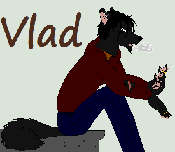 Vlad my new werewolf OC