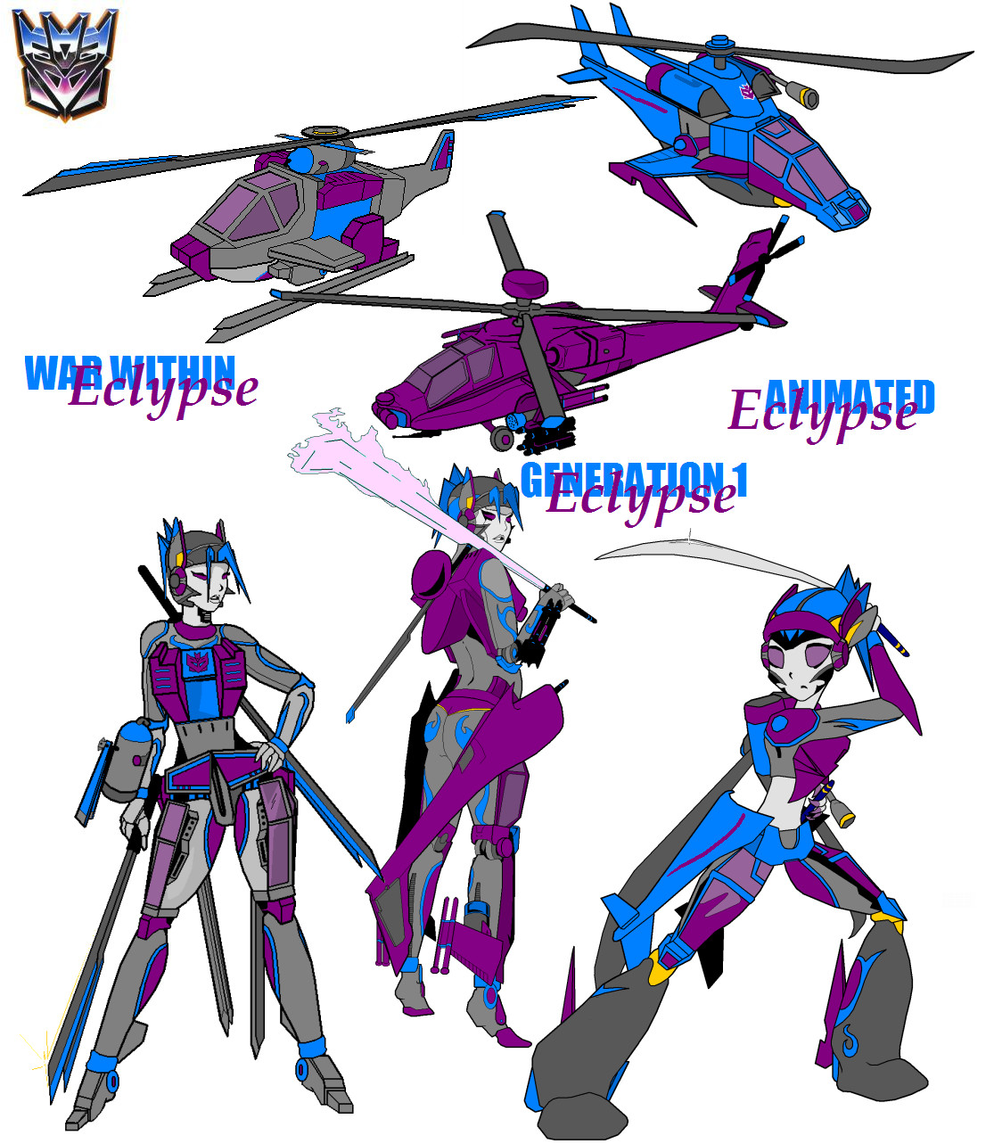 Decepticon fembot oc eclypse 3 by reeves83 on DeviantArt