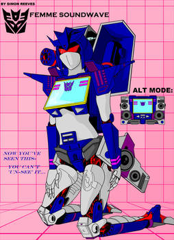 femme soundwave coloured