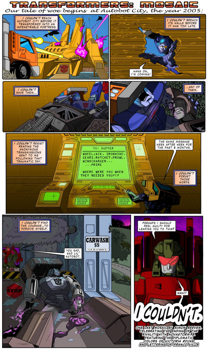 Transformers Mosaic ' I COULDN'T ' by reeves83 on DeviantArt