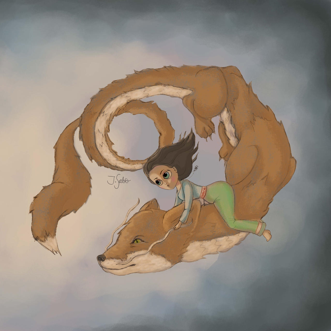 Fox Dragon Deviantart The Fox Dragon by lovelyowlie on DeviantArt