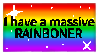 RAINBONER stamp