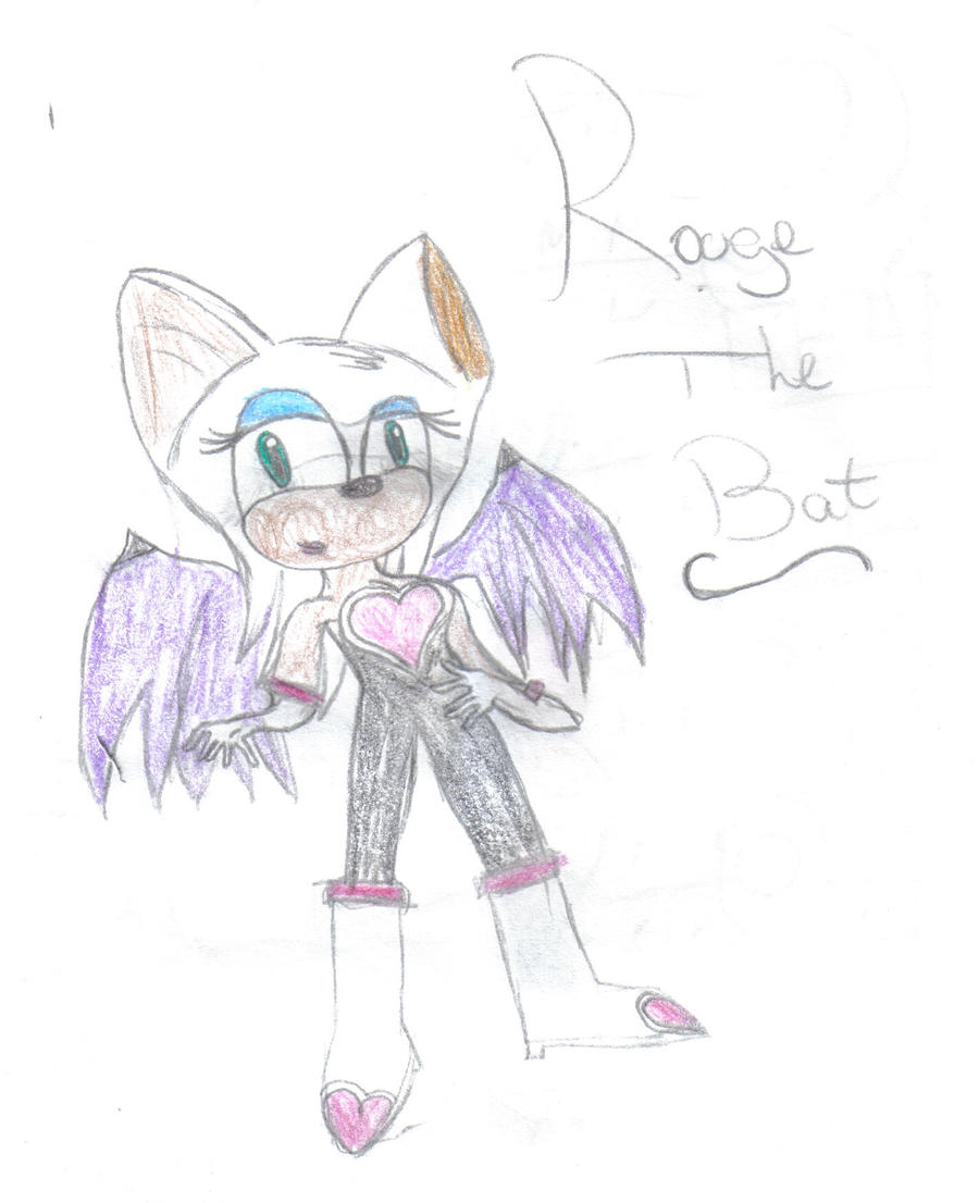 Rouge the bat cartoon by ShikariCookie001 on DeviantArt