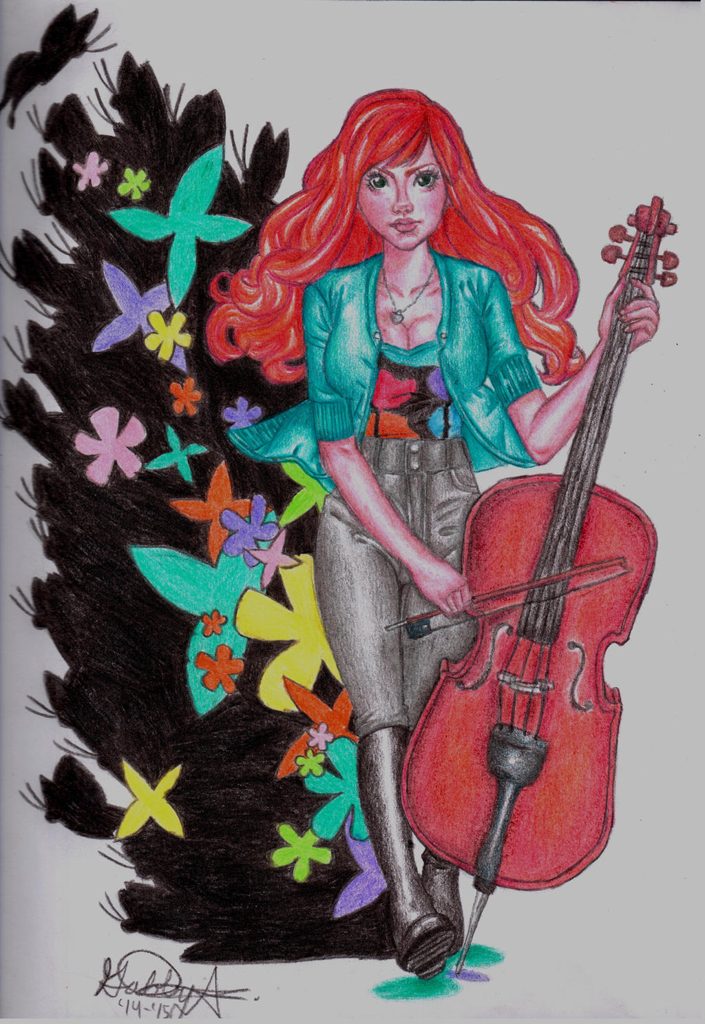 Chello14 Girl with Chello by Gabby2797 on DeviantArt