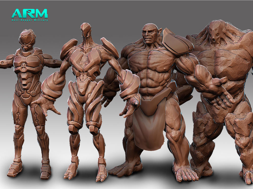 Arm Modeling Character ARM Character Modeling by Tigerax on DeviantArt