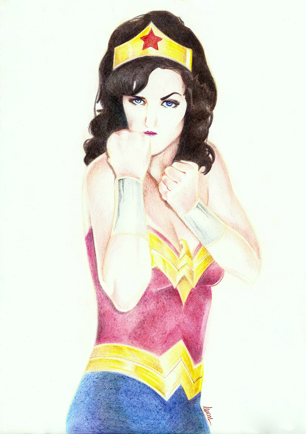 Wonder Woman in color