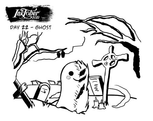 Inktober2019 Day 22 - Ghost