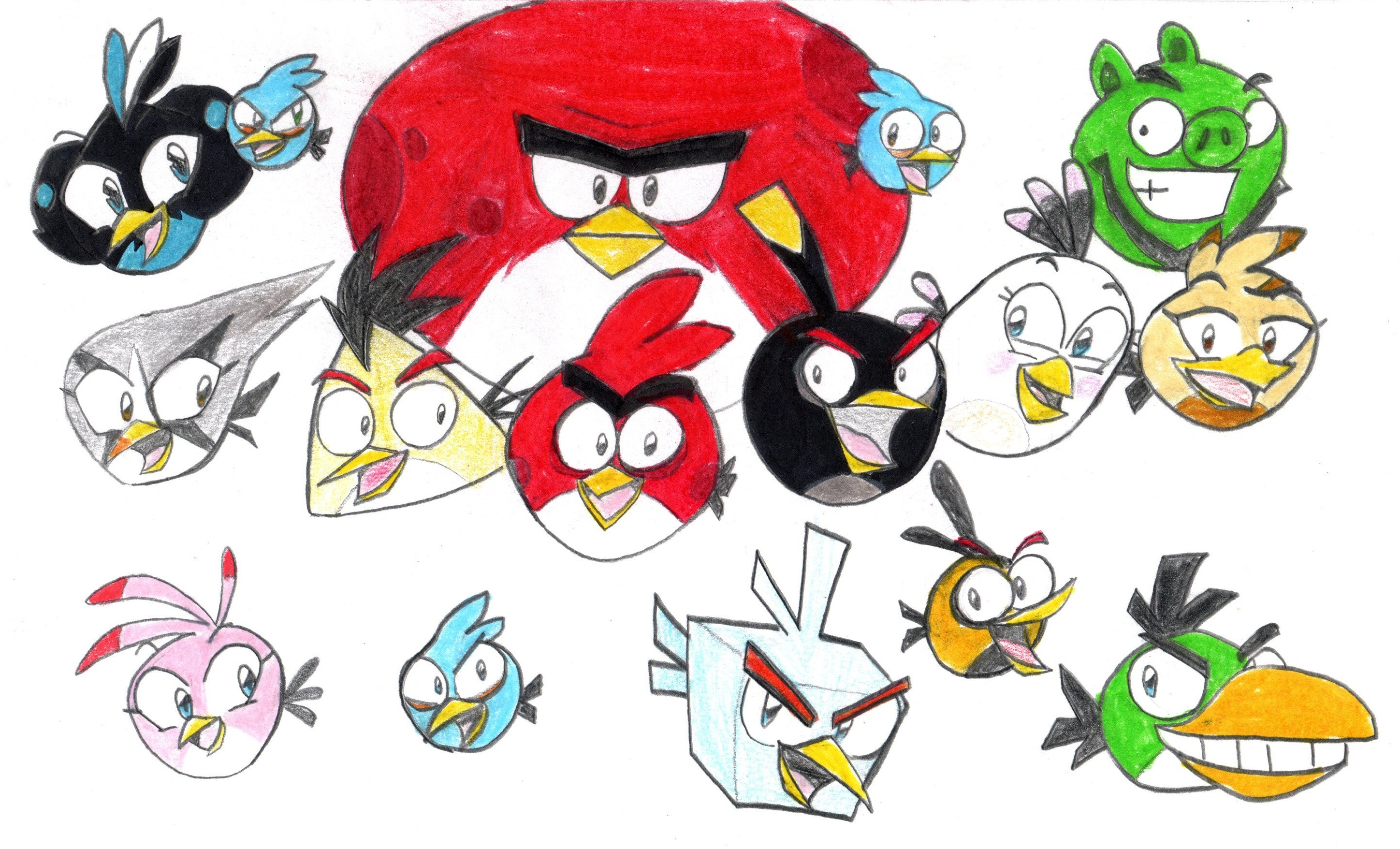 Anger Bird ANGRY BIRDS by 013ratthanun on DeviantArt