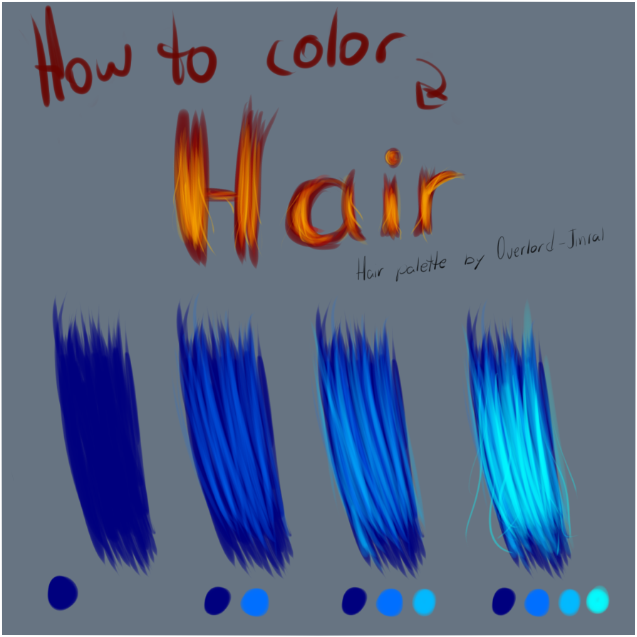 Hair Colors by Overlord-Jinral on DeviantArt