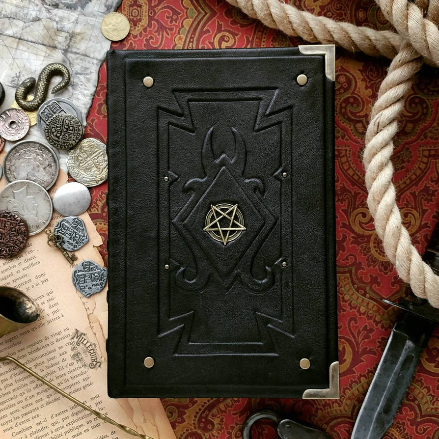 Demonologist's inverted pentacle journal by MilleCuirs on DeviantArt