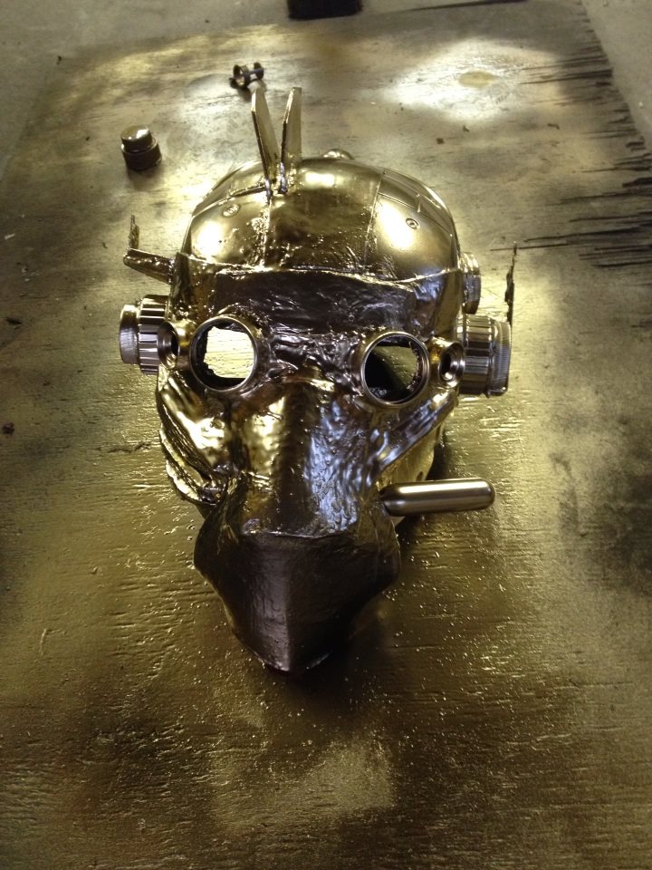 Steampunk Hook Helmet WIP