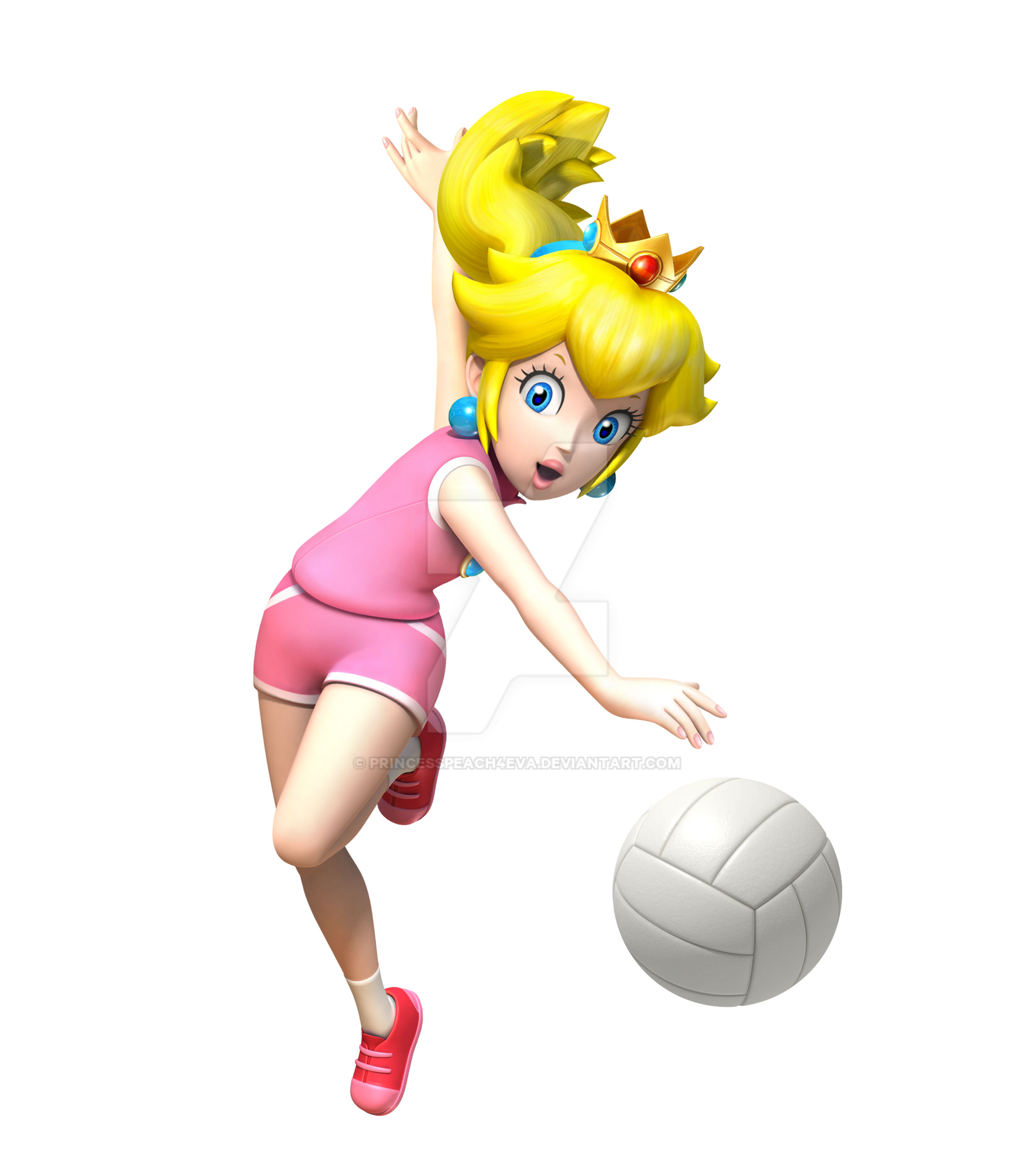 Peach- Mario sports mix FTW by PrincessPeach4eva on DeviantArt