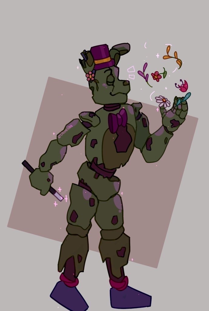 Spring Trap Proxy Magic Magician springtrap concept!! by TheMeliona on DeviantArt
