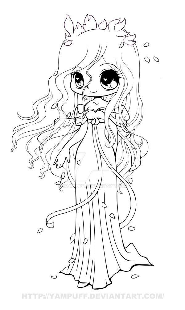 Giselle Chibi Lineart