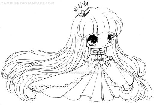 Little Princess Lineart