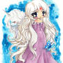 Lady Amalthea - The Last Unicorn - Watercolors