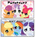 Irressistable Cutie Mark Crusaders! Comic Commish by YamPuff