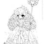 Queen of Hearts Lineart