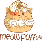 Meow Puff Logo by YamPuff