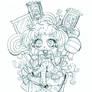Candy Arrangement Chibi Commission - Sketch