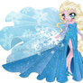Elsa the Snow Queen - Chibi Commission