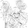 The Princess ::Open Lineart::