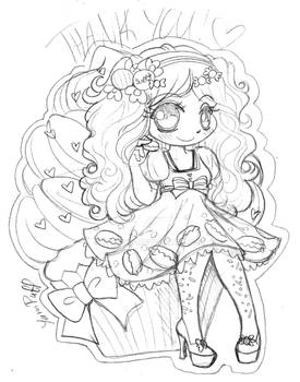 Sweet Chibi Sketch ::Commission::