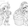 Cookbook Chibi Linearts :Commission::