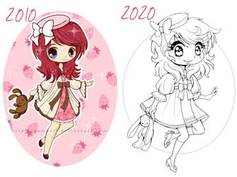 A Decade Of Chibis By Yampuff On Deviantart