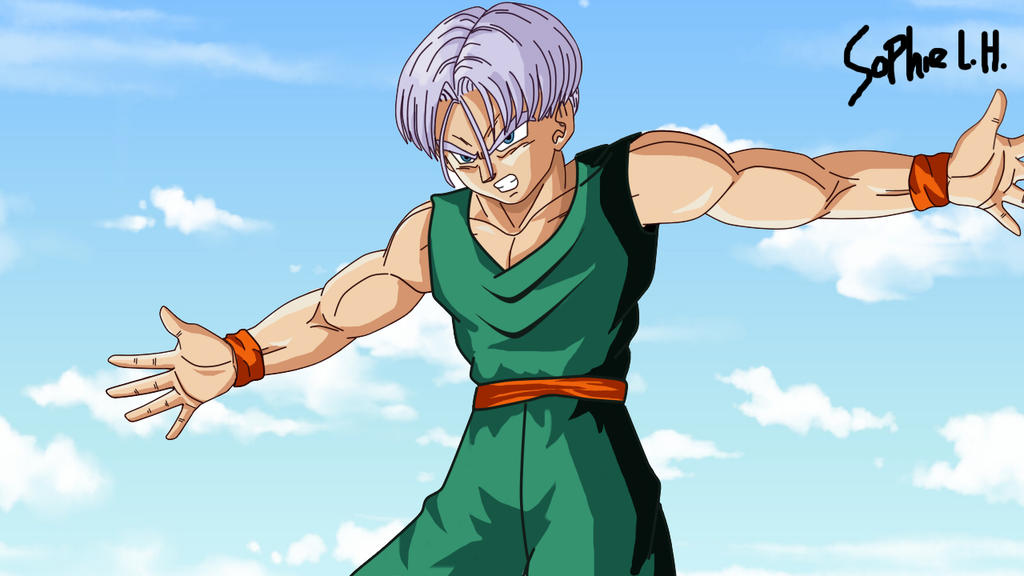 Trunks Animation Pic By Sophie L. H. by sophielorensh19 on DeviantArt